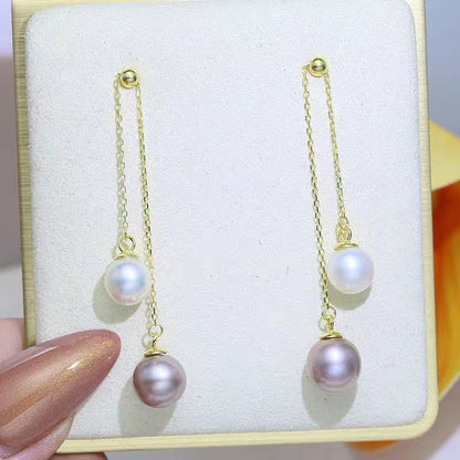 04. 【accessories】long stud earrings styles