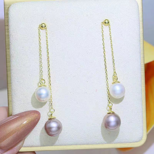 04. 【accessories】long stud earrings styles