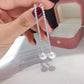 04. 【accessories】long stud earrings styles