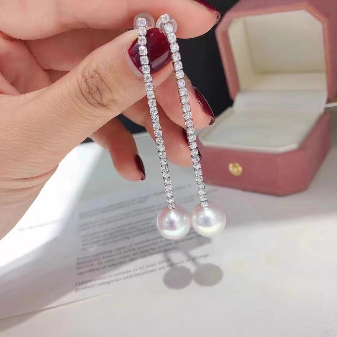 04. 【accessories】long stud earrings styles