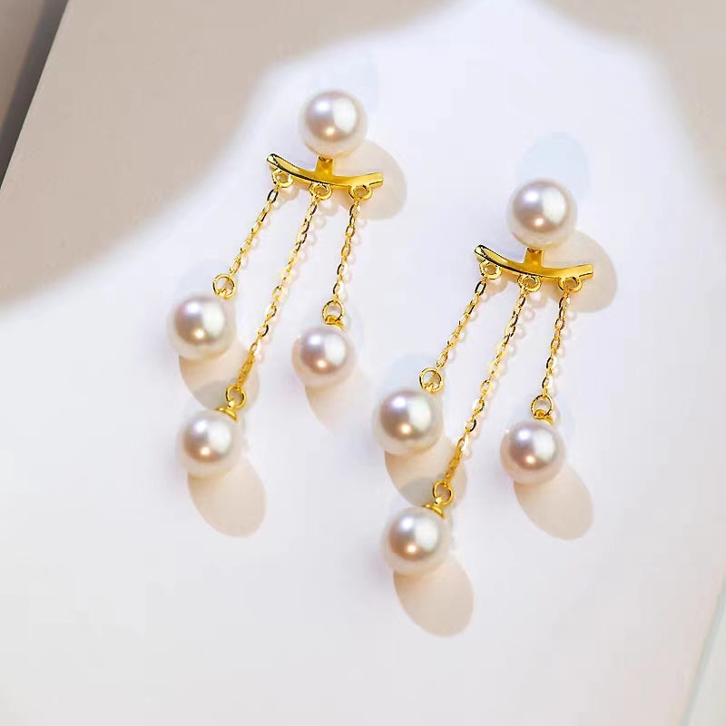 04. 【accessories】long stud earrings styles